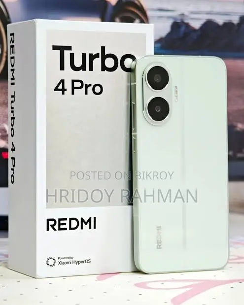 নতুন Xiaomi Redmi Turbo 4 Pro ২৫৬ জিবি গ্রিন