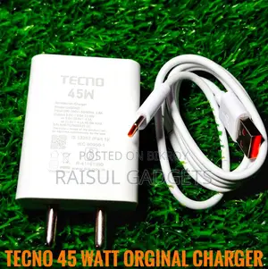 TECNO Original 45W Super Fast Charger (Adapter + Cable)