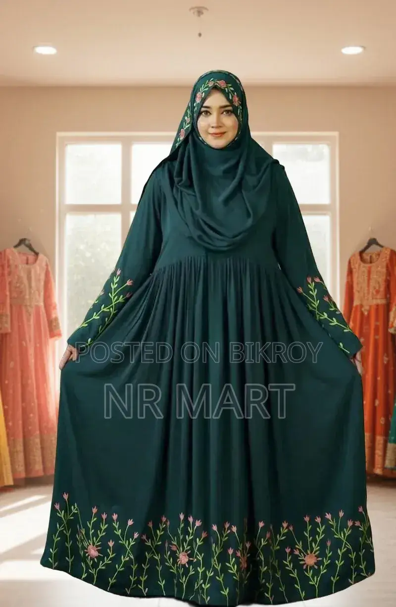 Rajanigandha Embroidery Burqa