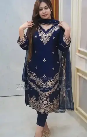 Embroidery Three Piece
