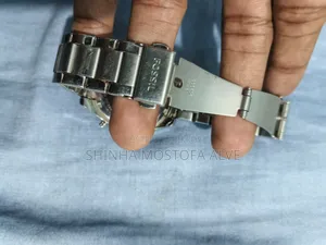 Fossil Silver Women Wristwatch.