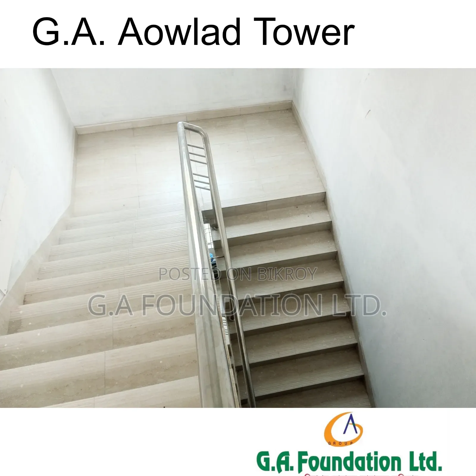 3-Bedroom Apartment in G.A. Aowlad Tower, Mirpur for Sale
