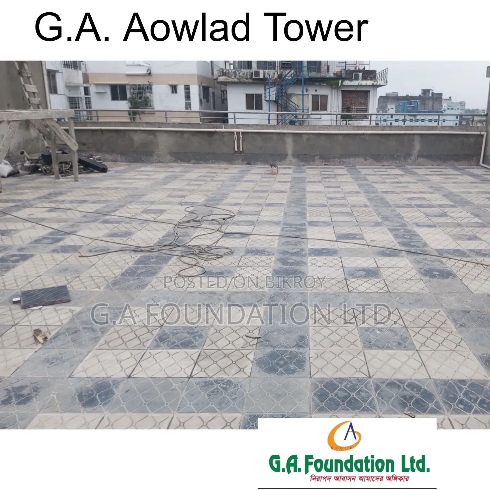 3-Bedroom Apartment in G.A. Aowlad Tower, Mirpur for Sale