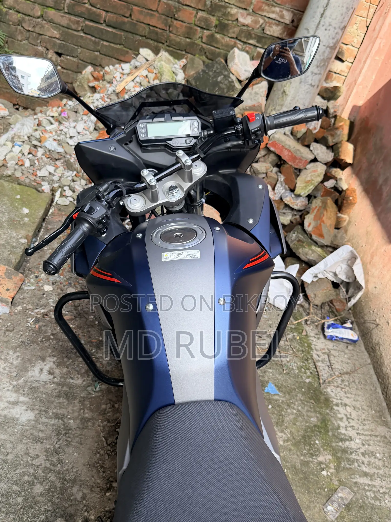 New Yamaha FZ 2025 Blue
