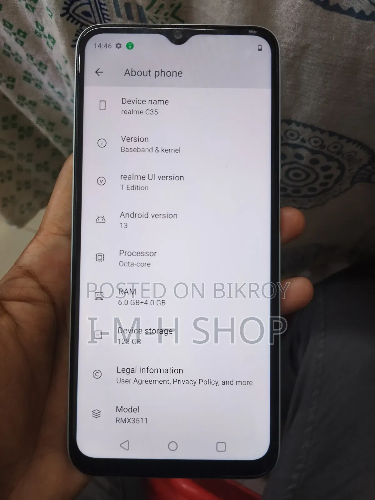 Realme C35 128 GB White