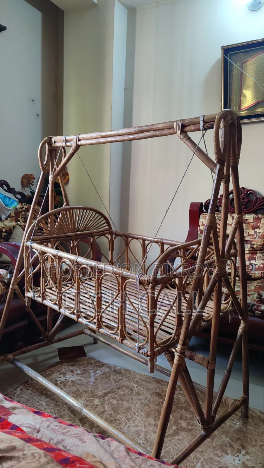 Rattan Cradle for Baby