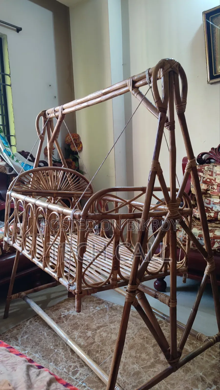 Rattan Cradle for Baby