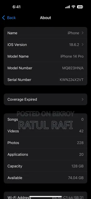 Apple iPhone 14 Pro 128 GB White