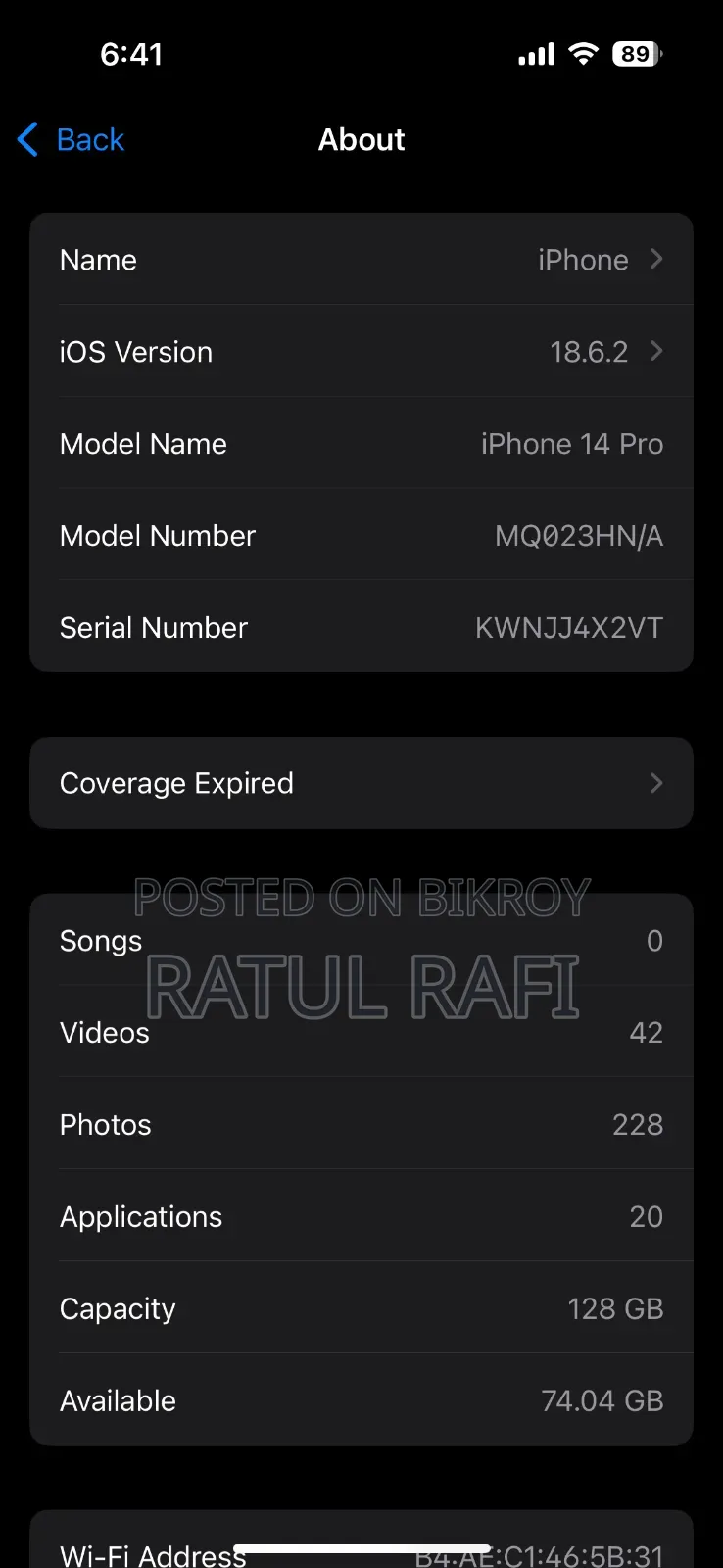 Apple iPhone 14 Pro 128 GB White