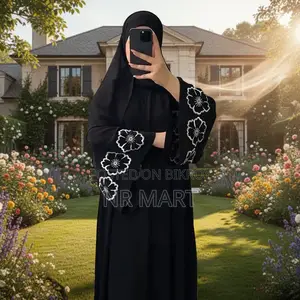 Sumi Embroidery Burqa