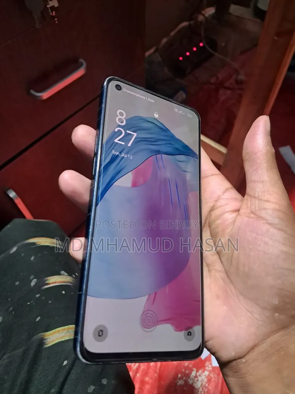 অপো রেনো৬ ৫জি ১২৮ জিবি কালো