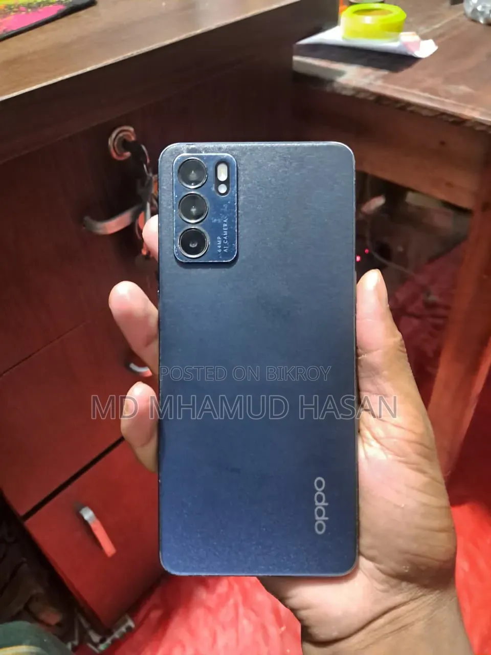 অপো রেনো৬ ৫জি ১২৮ জিবি কালো