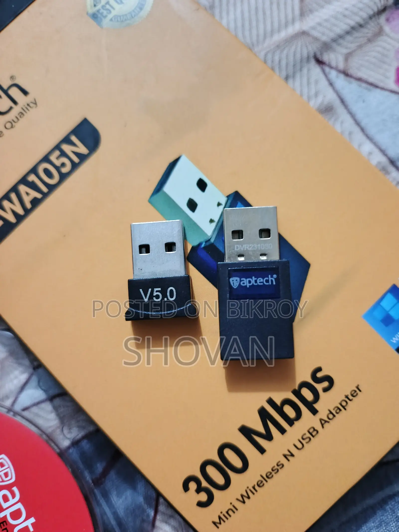 300 MBPS WiFi Adapter, with free Bluetooth adapter