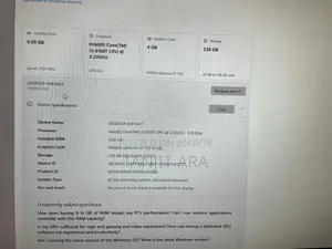 Desktop Computer 8GB Intel Core I3 HDD+SSD 256GB
