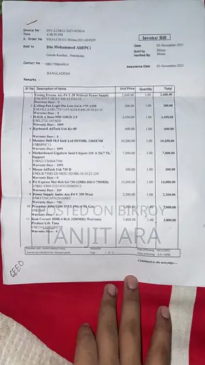 Desktop Computer 8GB Intel Core I3 HDD+SSD 256GB