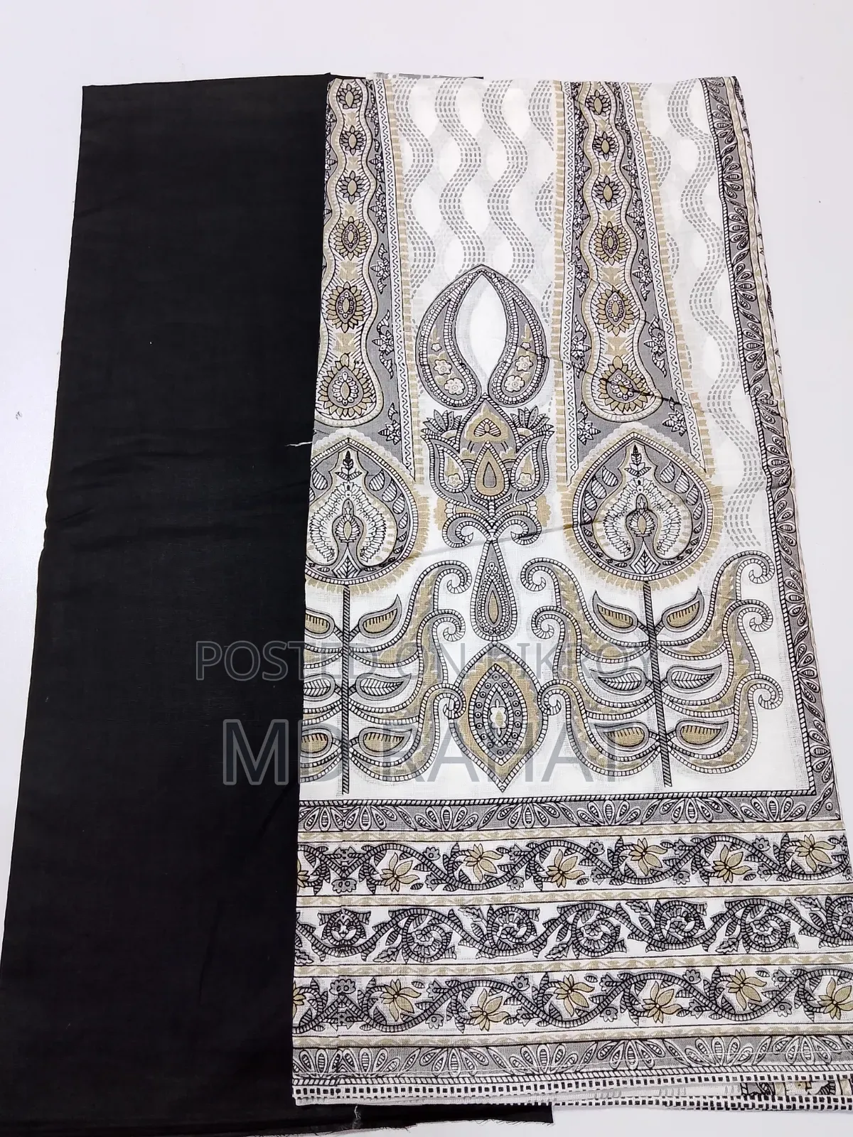 Unstitched Simple Work Cotton 3pc