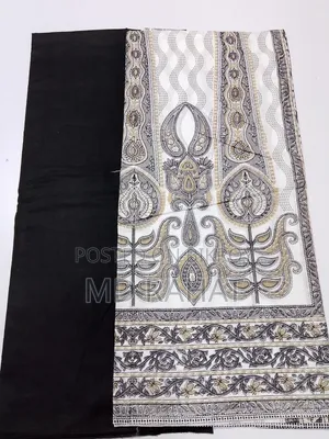 Unstitched Simple Work Cotton 3pc