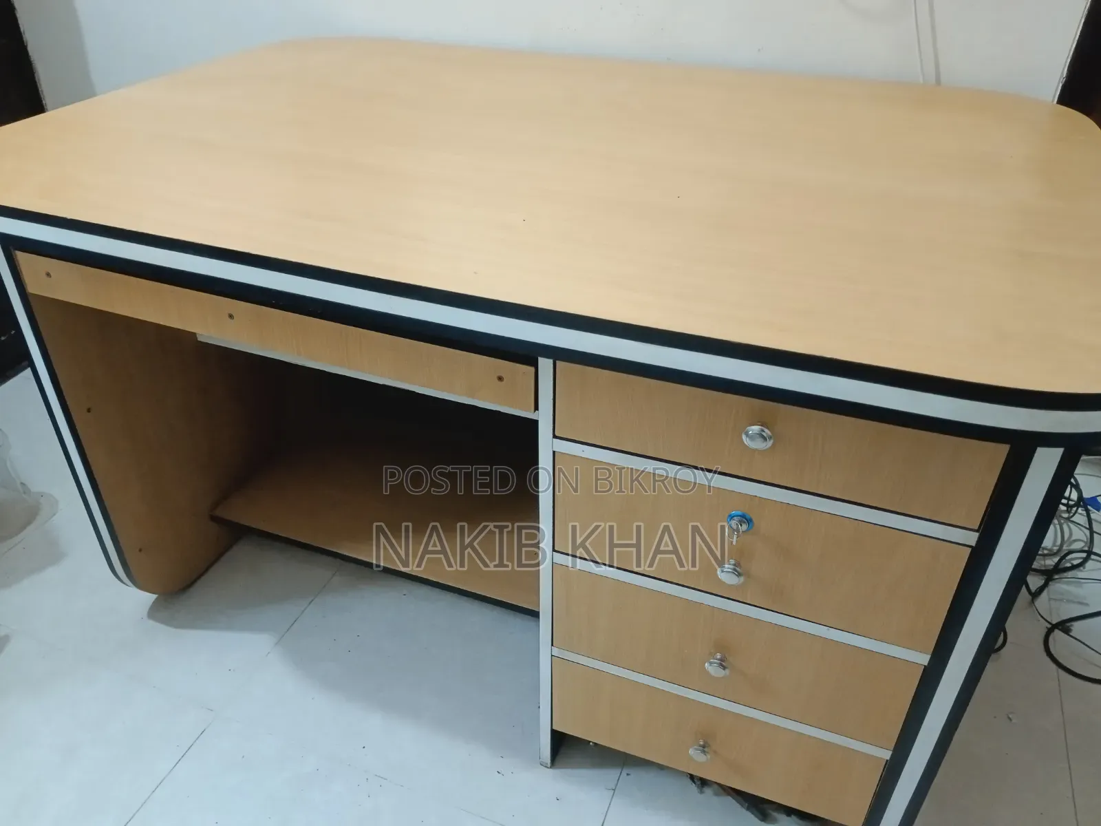Premium Custom-Made Computer Desk | Study Table with Cable Management