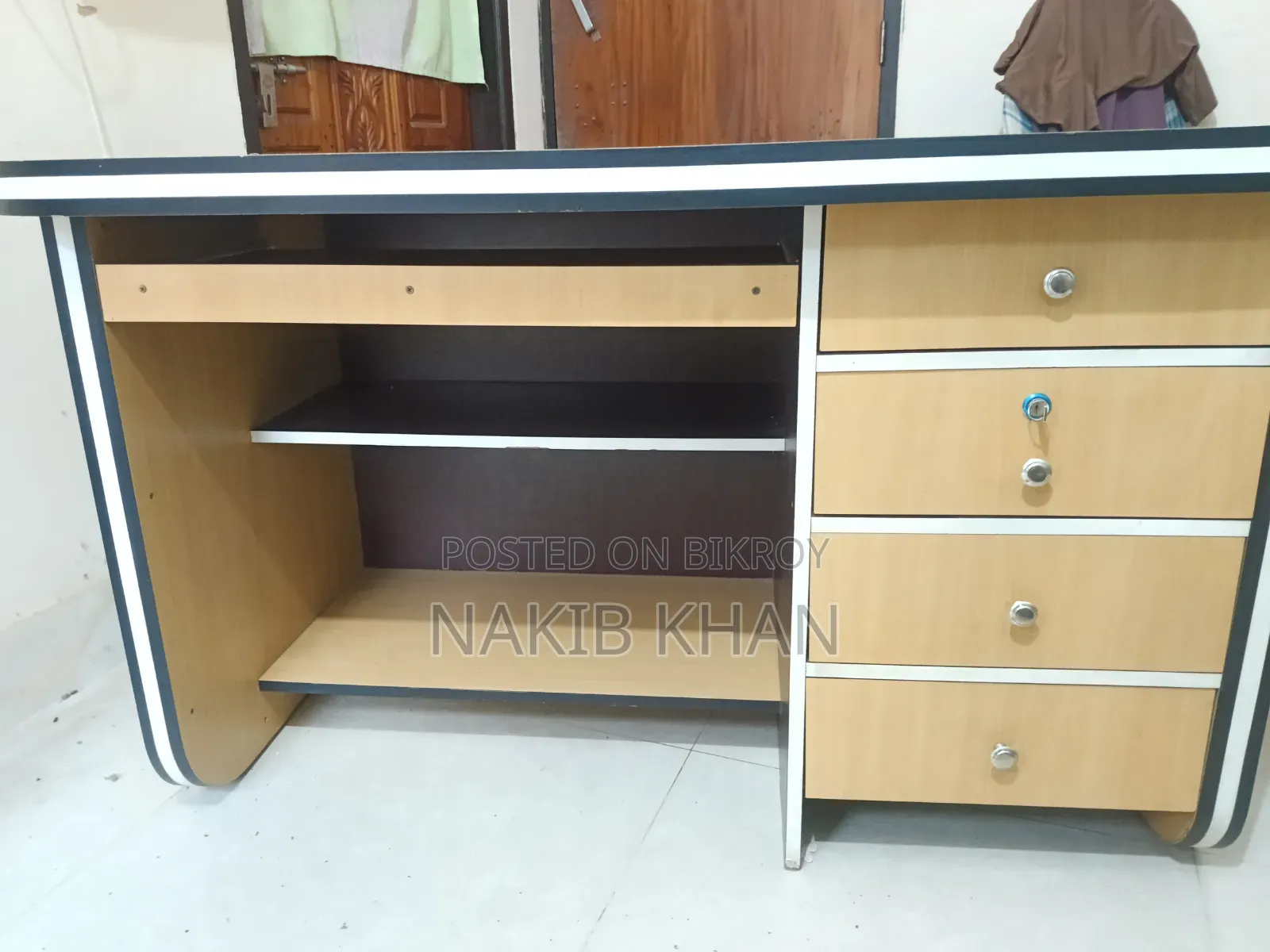 Premium Custom-Made Computer Desk | Study Table with Cable Management