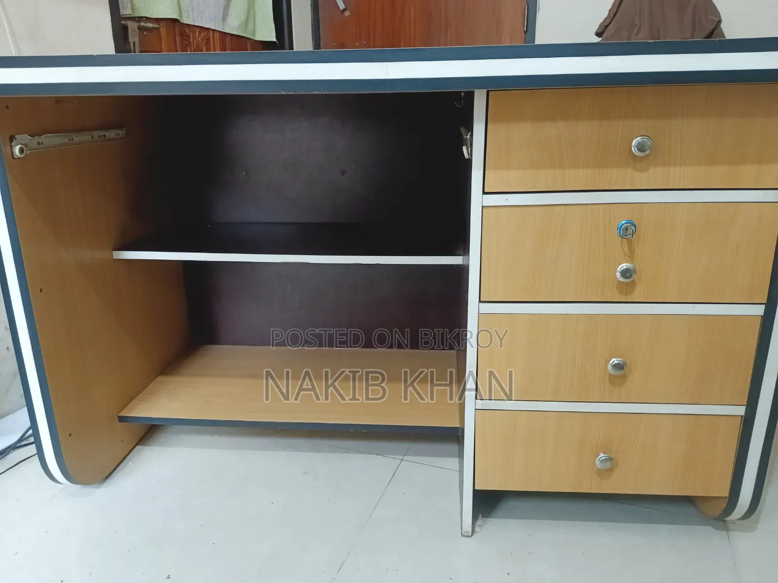 Premium Custom-Made Computer Desk | Study Table with Cable Management