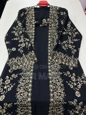 Embroidery Full Bahar Burqa (3 Piece Set)