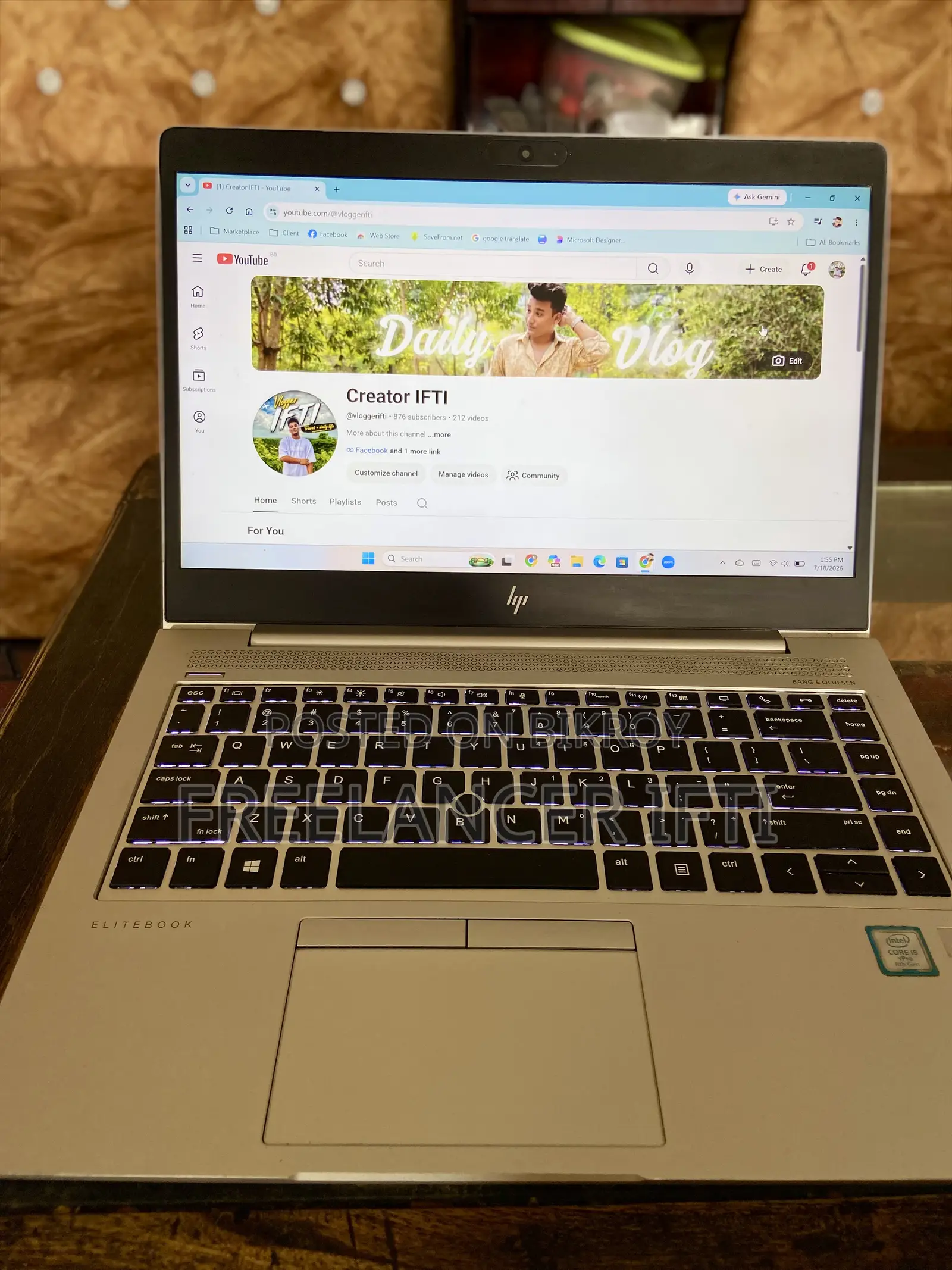 Laptop HP EliteBook 840 G6 8GB Intel Core I5 SSD 256GB