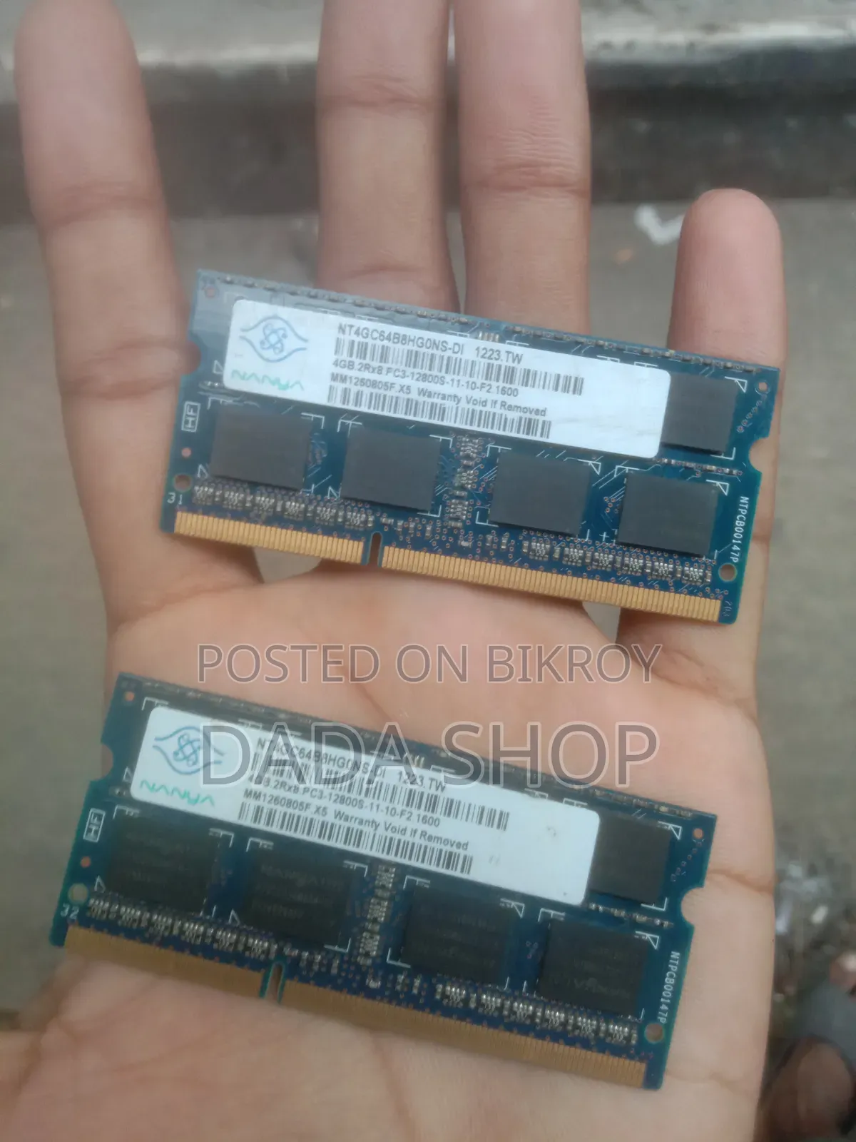 DDR3 RAM 4GB