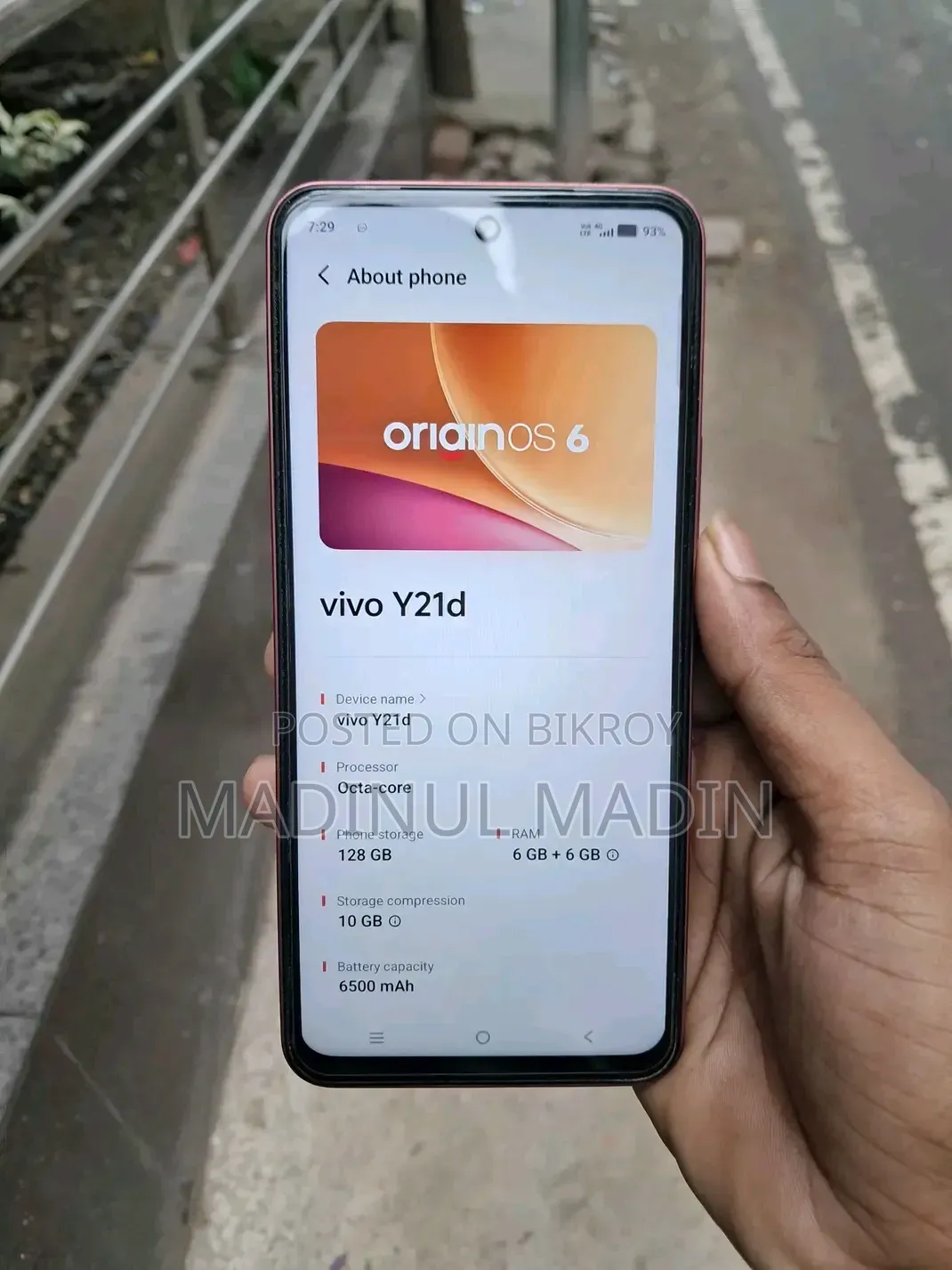 Vivo Y21d 128 GB Pink