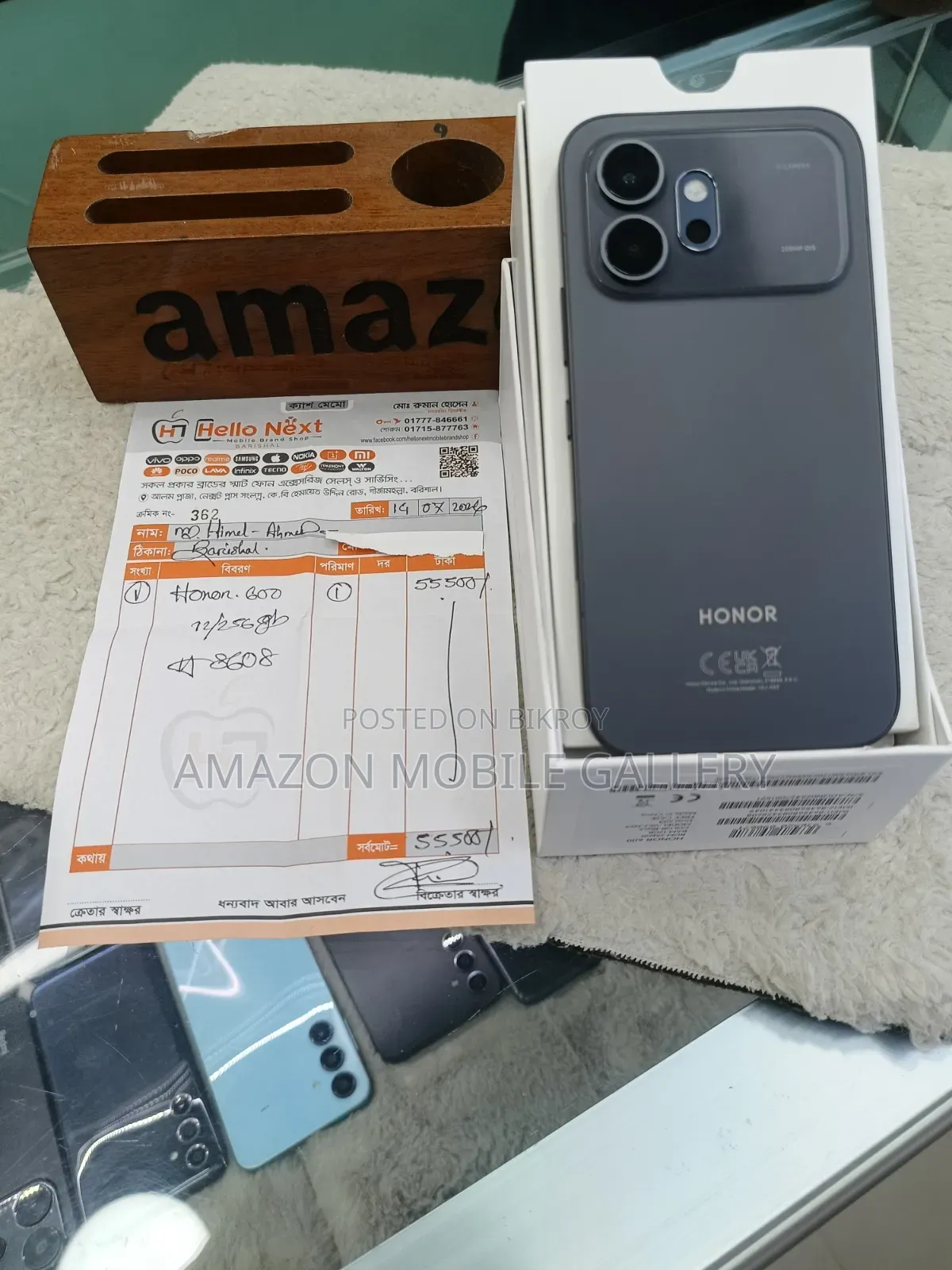New Honor 600 256 GB Black