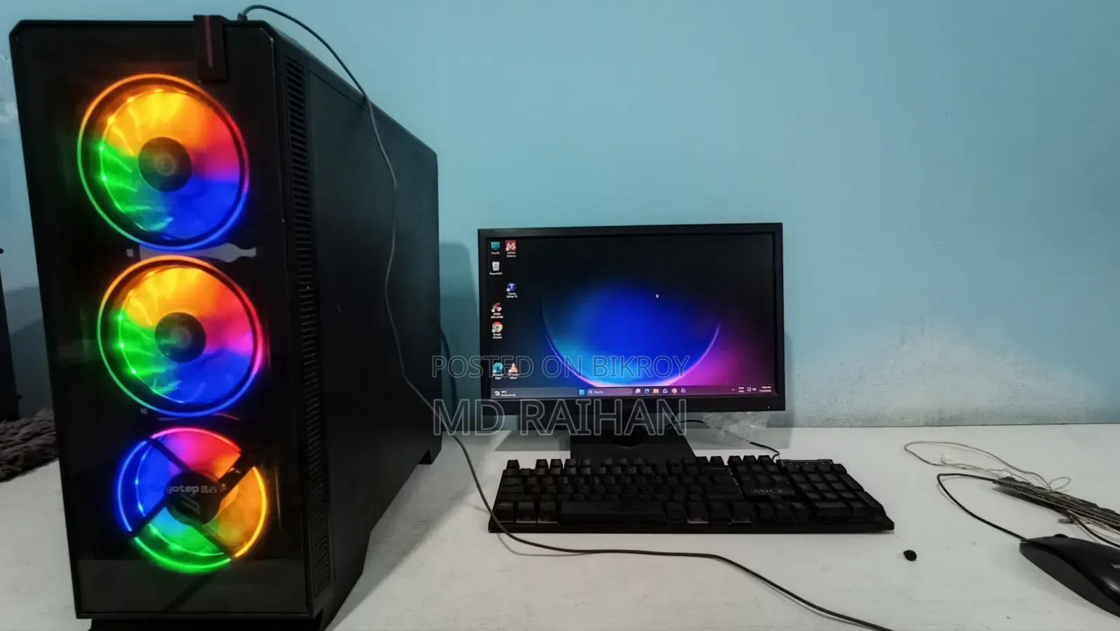 Desktop Computer MSI model 8GB AMD Ryzen 5 SSD 128GB