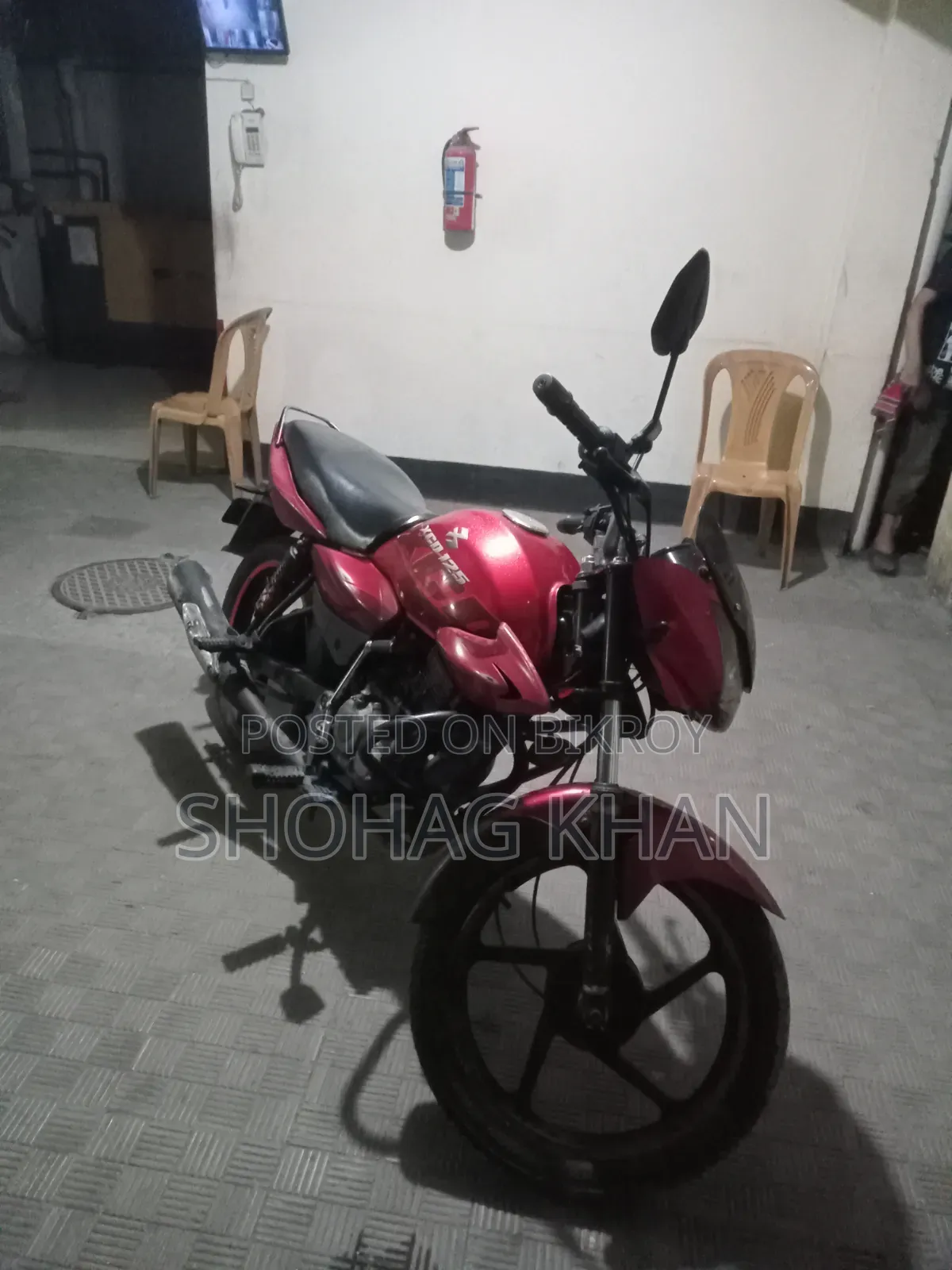 Bajaj XCD 125 2010 Red
