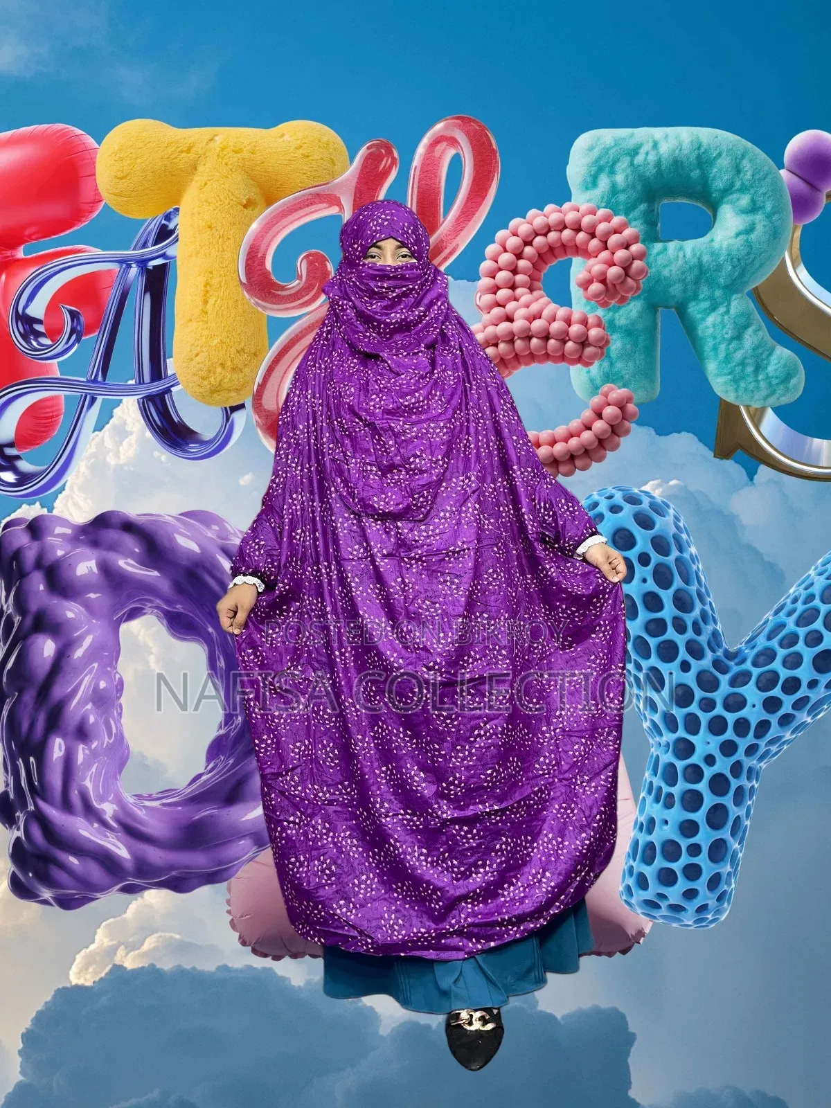 Long Khimar sold wholesale and retail.