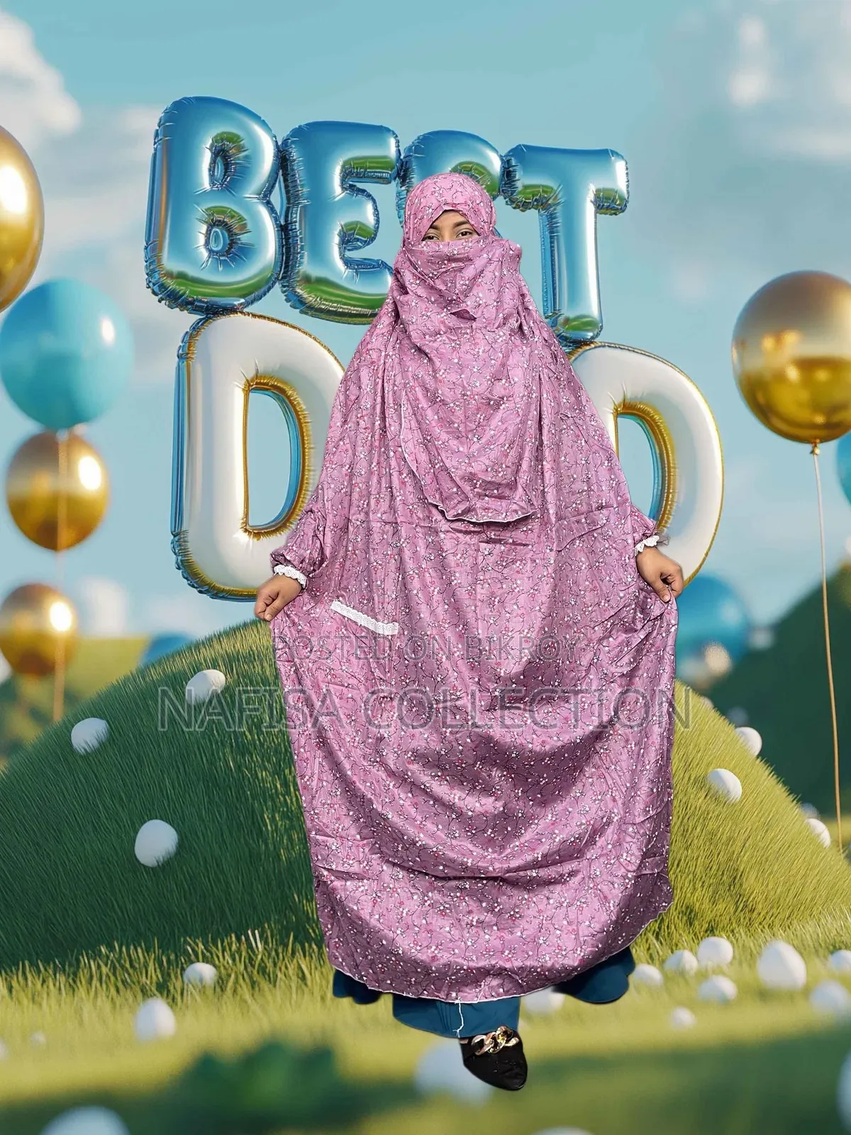 Long Khimar sold wholesale and retail.