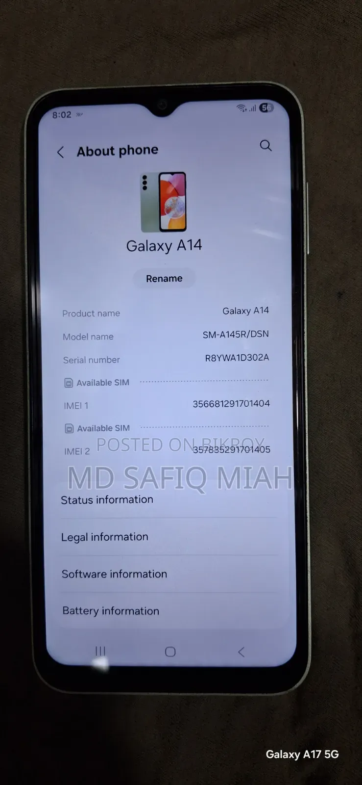 Samsung Galaxy A14 128 GB Purple