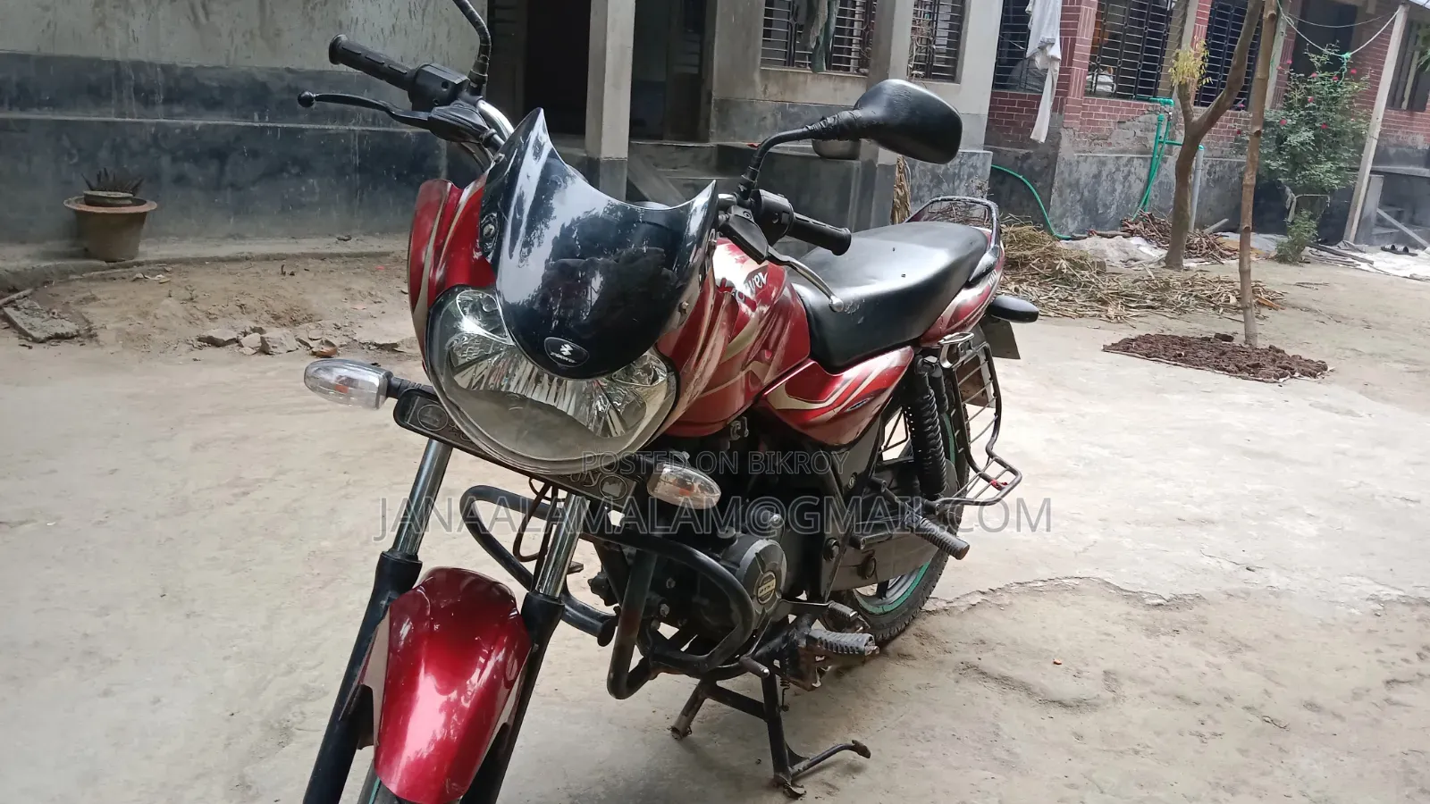 Bajaj Platina 100 2015 Red