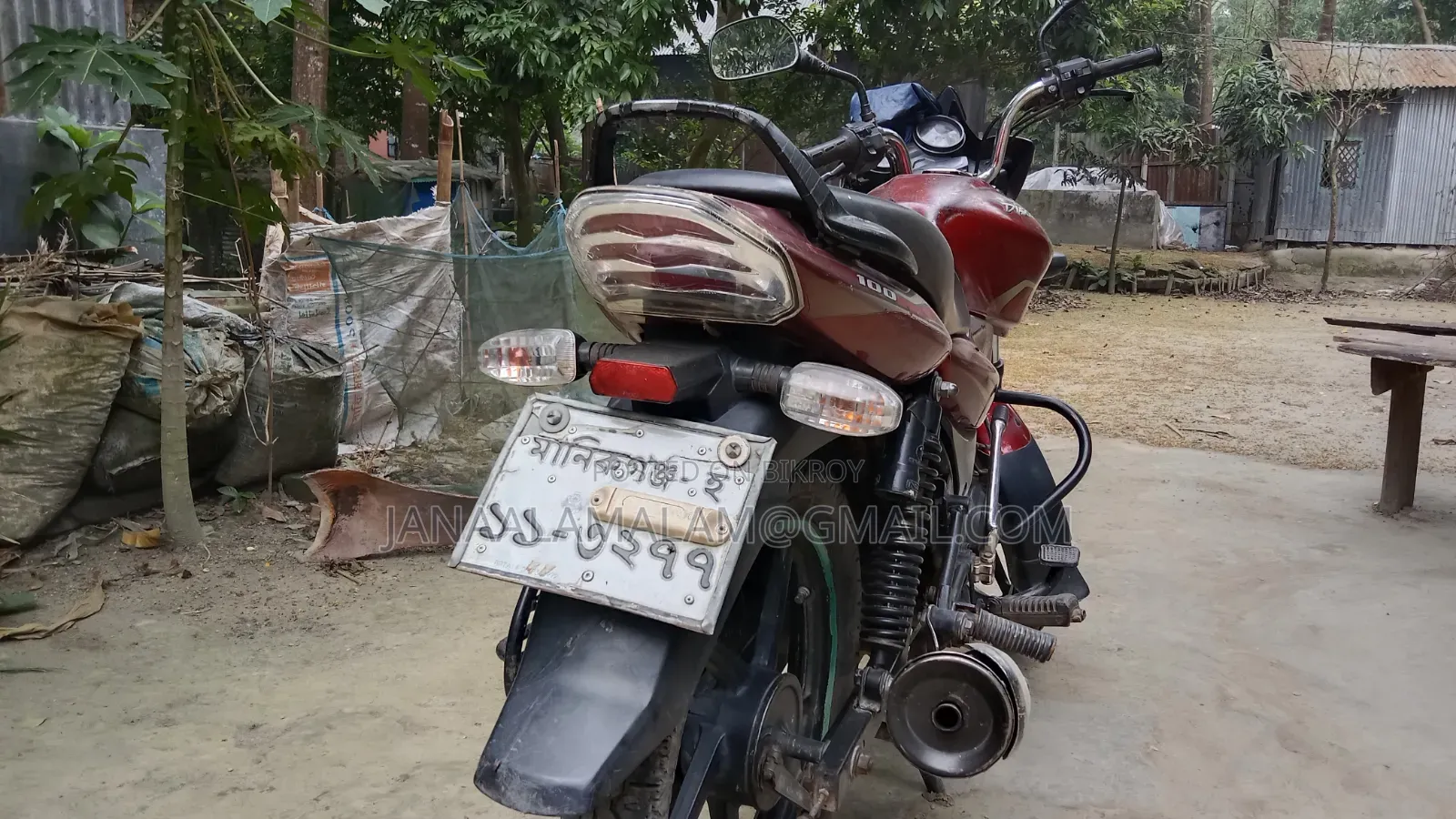 Bajaj Platina 100 2015 Red