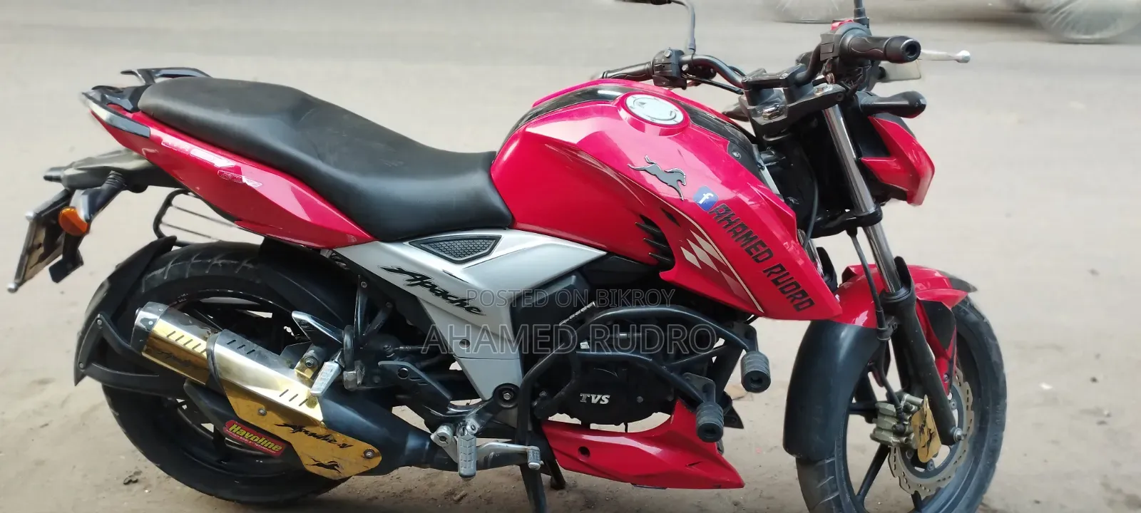 TVS Apache RTR 160 4V 2020 Red