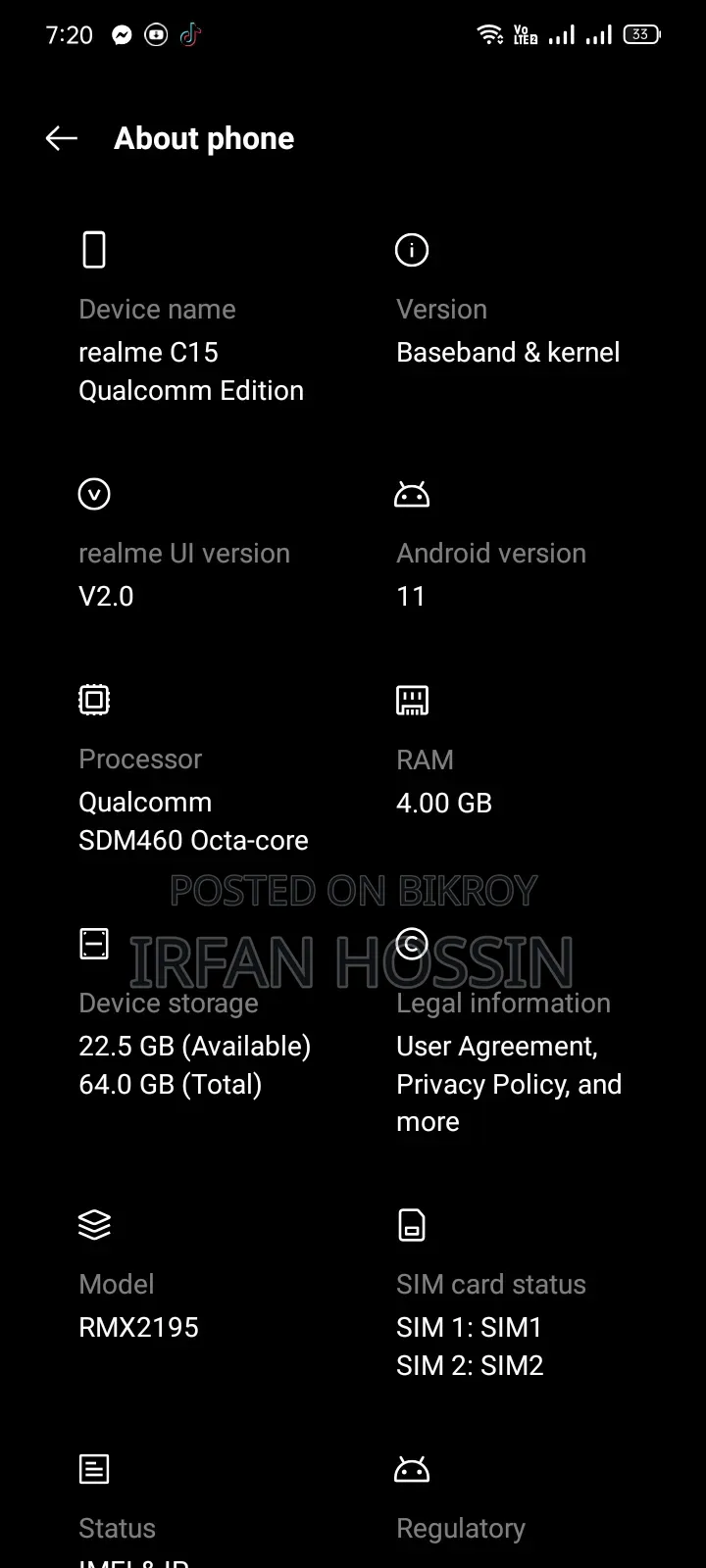 Realme C15 64 GB