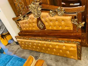 Chittagong Teak Wooden Bed BL140F