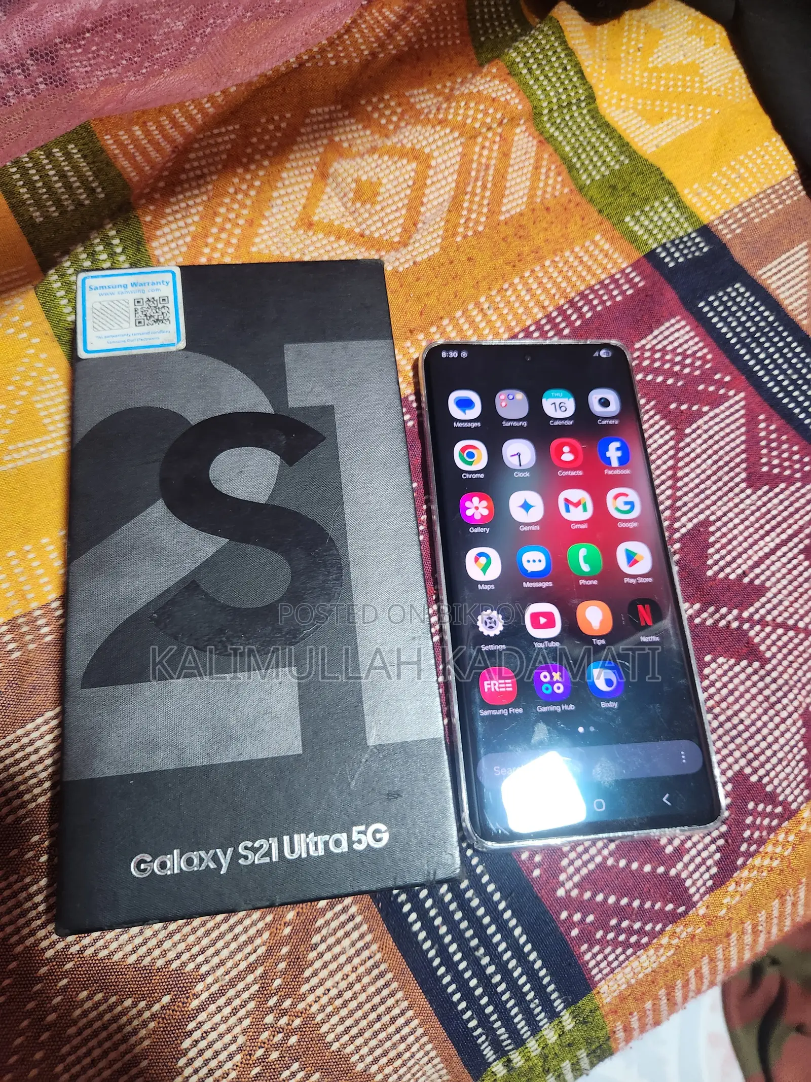 Samsung Galaxy S21 Ultra 5G 128 GB Silver