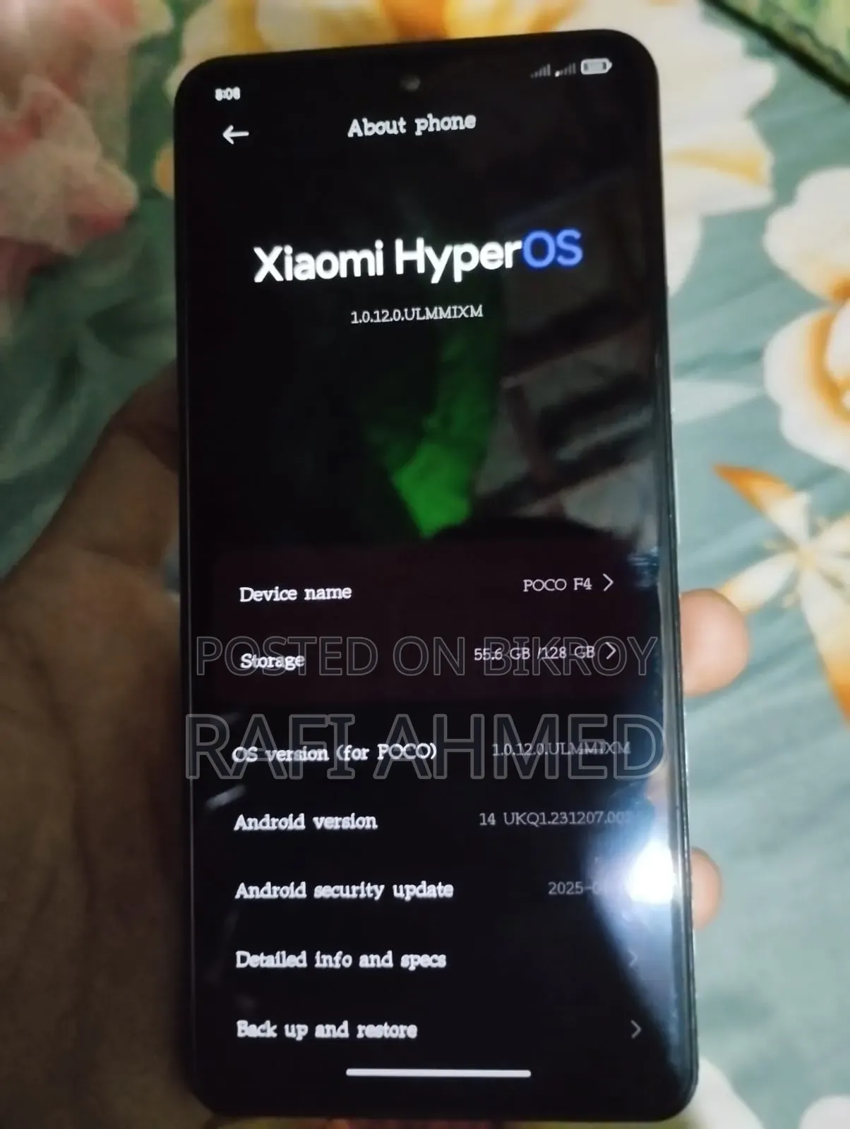 Xiaomi Poco F4 128 GB Silver