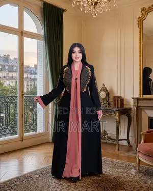 Kohinoor Embroidery Stone Burqa (with Hijab)