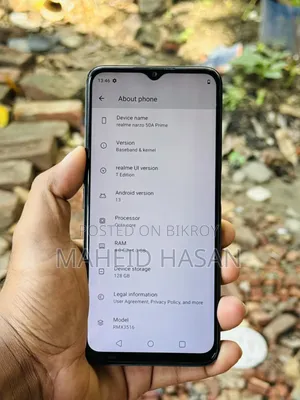 Realme Narzo 50A Prime 128 GB Black