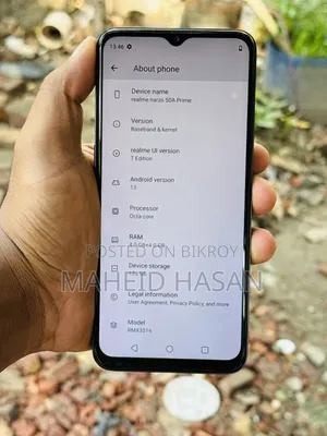 Realme Narzo 50A Prime 128 GB Black
