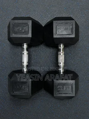 22.5 KG Dumbbell 1 Set Hex - China Variant
