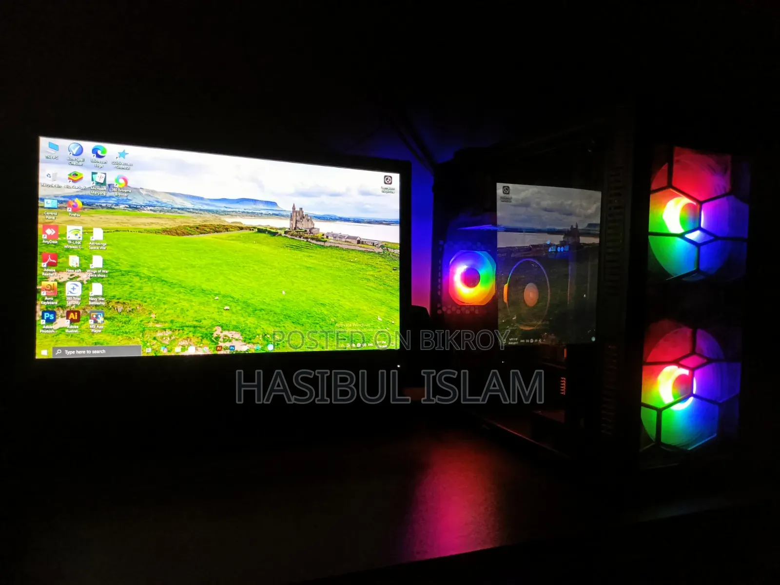 Desktop Computer MSI Model 8GB AMD Ryzen 5 SSD 256GB