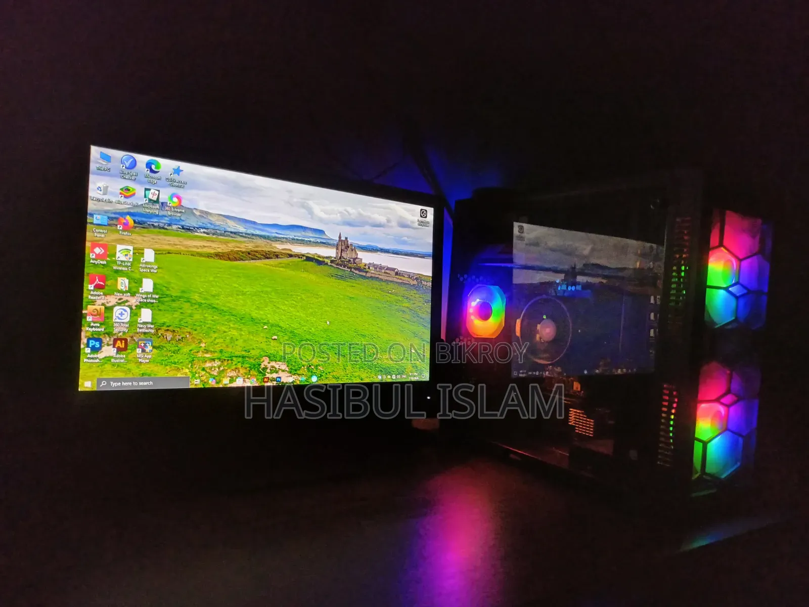 Desktop Computer MSI Model 8GB AMD Ryzen 5 SSD 256GB