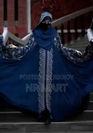 গোলাপ কাফতান বোরকা