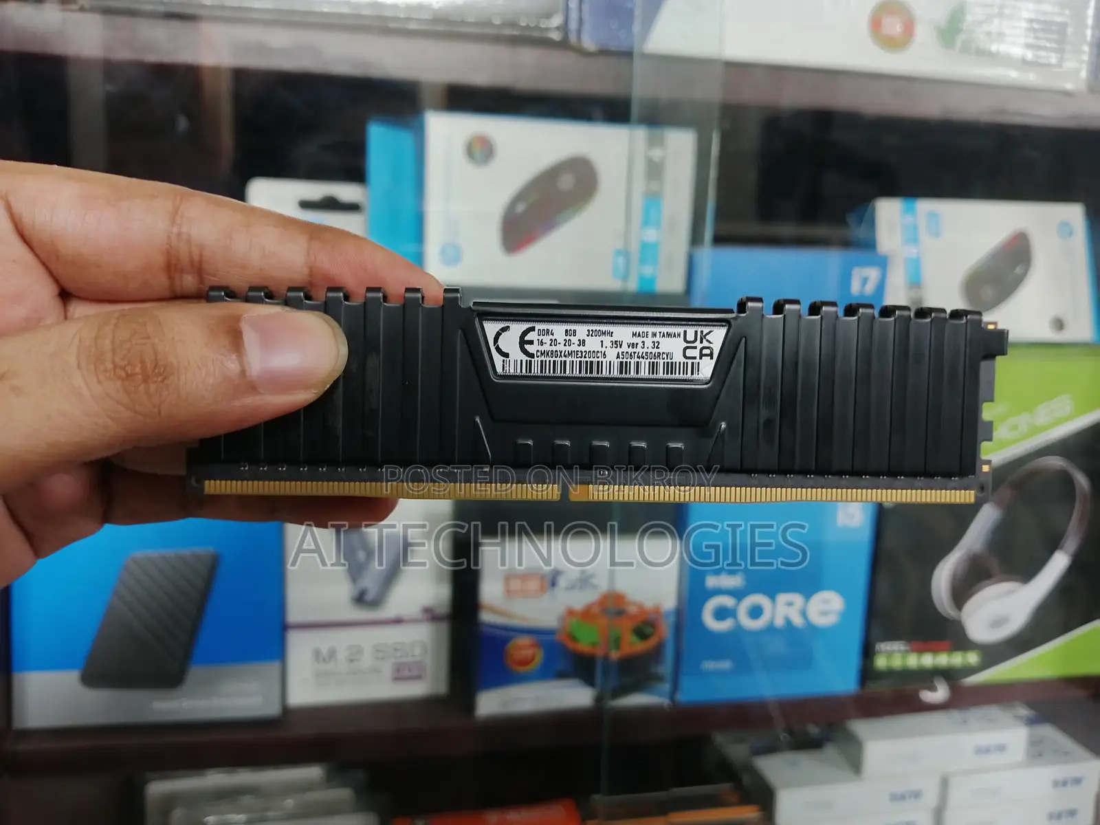 Corsair Vengeance LPX 8GB 3200MHz DDR4 ডেস্কটপ র‍্যাম
