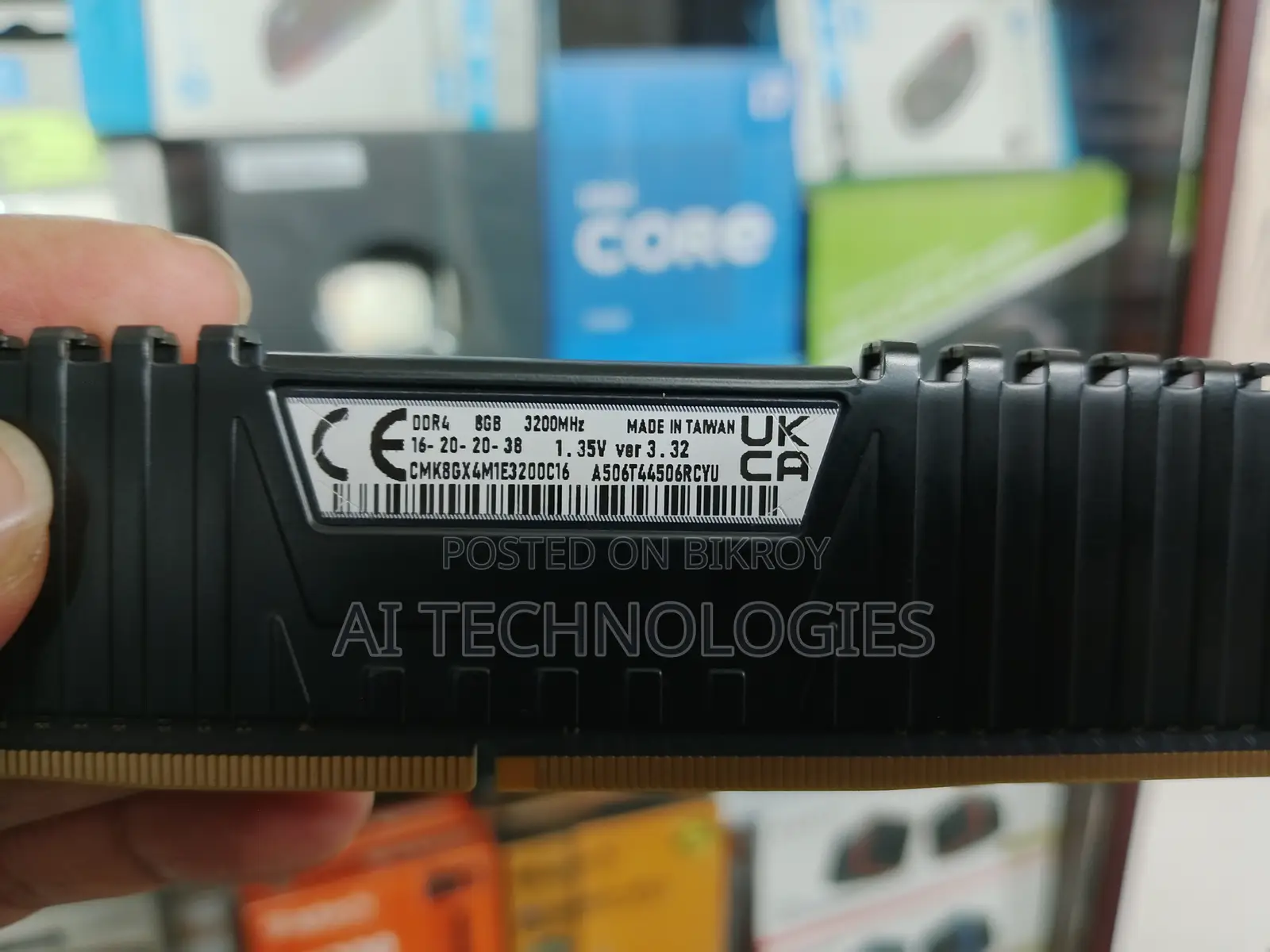 Corsair Vengeance LPX 8GB 3200MHz DDR4 ডেস্কটপ র‍্যাম